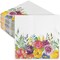 Juvale 100 Pack Vintage Disposable Floral Paper Napkins, 2-Ply, 6.5x6.5”, Napkins for Garden Bridal Shower, Spring Tea Party, & Wedding